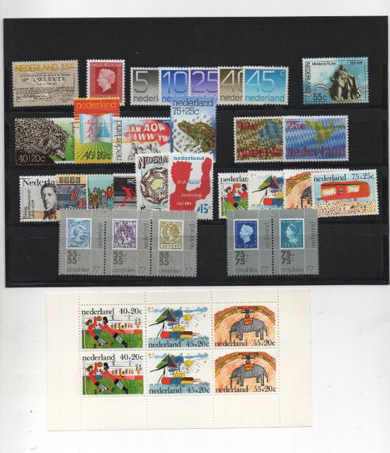 COLECCION SELLOS HOLANDA 1976